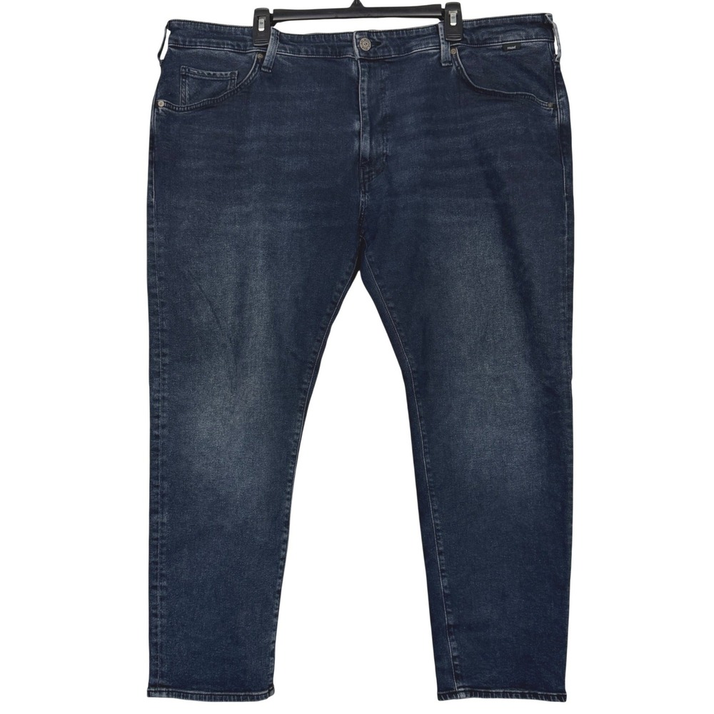 Mavi JAKE SLIM LEG Blue Jeans‎ Mens 42x28 Dark Wash Cotton Stretch Denim